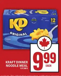 Food Basics KRAFT DINNER NOODLE MEAL offer