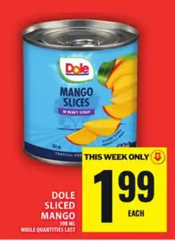 Food Basics DOLE SLICED MANGO offer