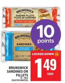 Food Basics BRUNSWICK SARDINES OR FILLETS offer