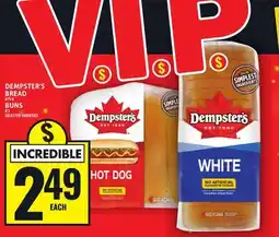 Food Basics DEMPSTER'S BREAD OR BUNS offer