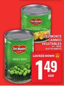 Food Basics DEL MONTE CANNED VEGETABLES offer