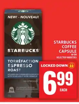 Food Basics STARBUCKS COFFEE CAPSULE offer