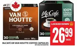 Food Basics MCCAFÉ OR VANHOUTTE COFFEE CAPSULES offer