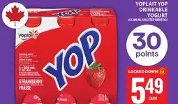 Food Basics YOPLAIT YOP DRINKABLE YOGURT offer
