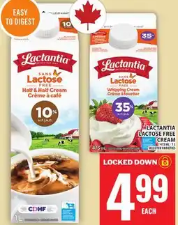 Food Basics LACTANTIA LACTOSE FREE CREAM offer