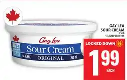 Food Basics GAY LEA SOUR CREAM offer