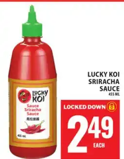 Food Basics LUCKY KOI SRIRACHA SAUCE offer