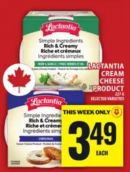 Food Basics LACTANTIA CREAM CHEESE PRODUCT offer