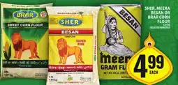 Food Basics SHER, MEERA BESAN OR BRAR CORN FLOUR offer