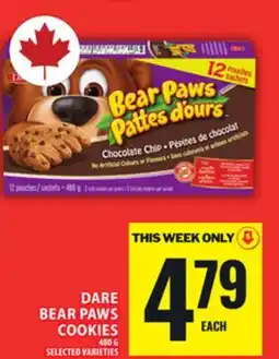 Food Basics DARE BEARPAWS COOKIES offer