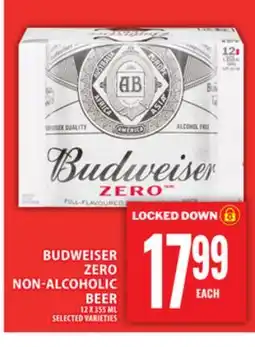 Food Basics BUDWEISERZERO NON-ALCOHOLIC BEER offer