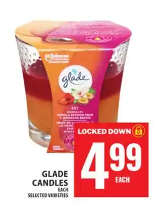 Food Basics GLADE CANDLES offer