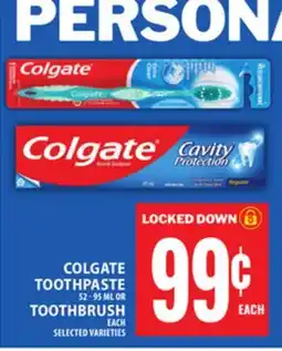 Food Basics COLGATE TOOTHPASTE OR TOOTHBRUSH offer