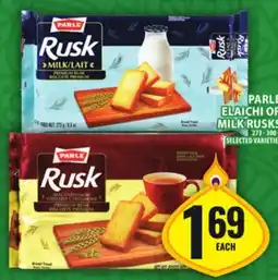 Food Basics PARLE ELAICHI OR MILK RUSKS offer