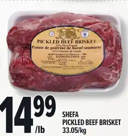 Metro SHEFA PICKLED BEEF BRISKET offer