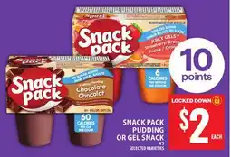Food Basics SNACKPACK PUDDING OR GEL SNACK offer