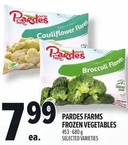 Metro PARDES FARMS FROZEN VEGETABLES offer