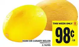 Food Basics HAMI OR CANARY MELON offer