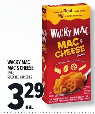 Metro WACKY MAC MAC & CHEESE offer