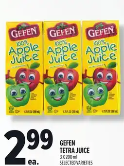 Metro GEFEN TETRA JUICE offer