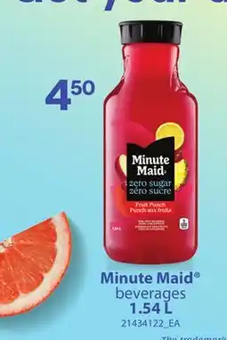 Loblaws MINUTE MAID BEVERAGES, 1.54 L offer
