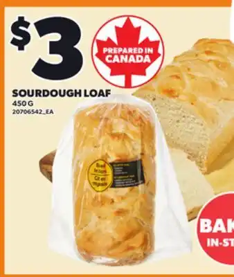 Loblaws SOURDOUGH LOAF, 450 G offer
