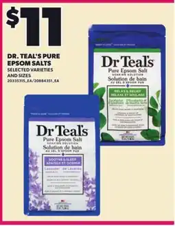Loblaws DR. TEAL'S PURE EPSOM SALTS offer