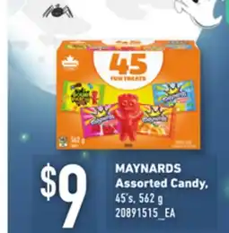 Loblaws MAYNARDS ASSORTED CANDY, 45'S, 562 G offer