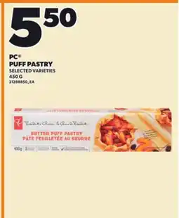 Loblaws PC PUFF PASTRY, 450 G offer