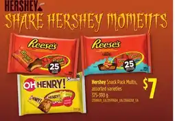 Loblaws HERSHEY SNACK PACK MULTIS, 375-390 G offer