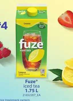 Loblaws FUZE ICED TEA, 1.75 L offer