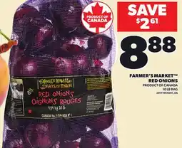 Loblaws FARMER'S MARKET RED ONIONS, 10 LB BAG offer