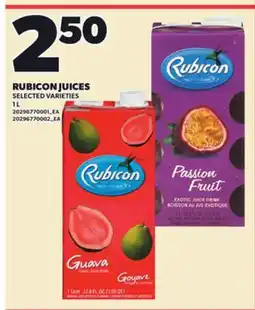 Loblaws RUBICON JUICES, 1 L offer