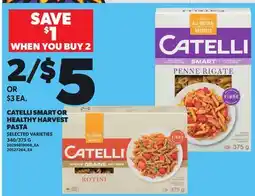 Loblaws CATELLI SMART OR HEALTHY HARVEST PASTA offer