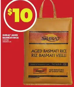 Loblaws SURAJ AGED BASMATI RICE, 3.63 KG offer