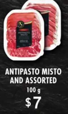 Loblaws ANTIPASTO MISTO AND ASSORTED, 100 g offer