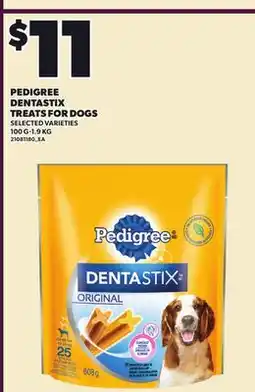 Loblaws PEDIGREE DENTASTIX TREATS FOR DOGS, 100 G-1.9 KG offer