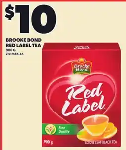 Loblaws BROOKE BOND RED LABEL TEA, 900 G offer