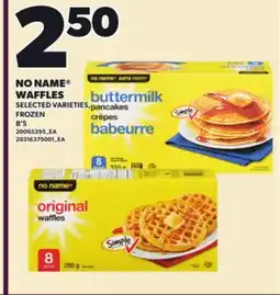 Loblaws NO NAME WAFFLES, 8'S offer