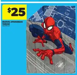 Real Canadian Superstore MARVEL SPIDERMAN THROW offer