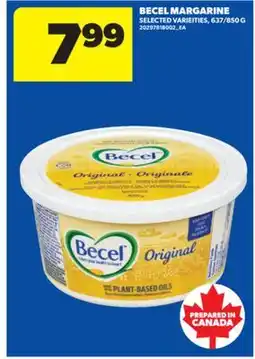 Real Canadian Superstore BECEL MARGARINE, 637/850 G offer