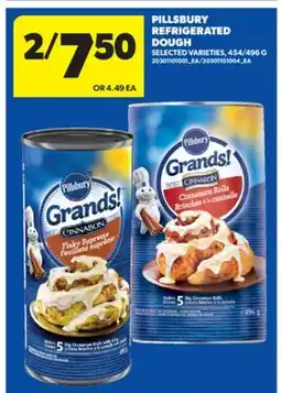 Real Canadian Superstore PILLSBURY REFRIGERATED DOUGH, 454/496 G offer