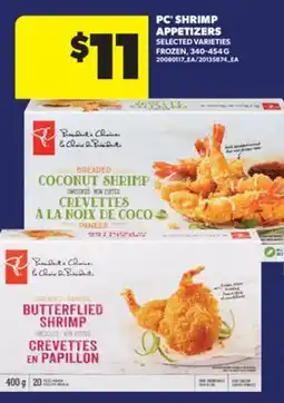 Real Canadian Superstore PC SHRIMP APPETIZERS offer