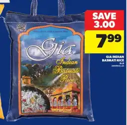 Real Canadian Superstore GIA INDIAN BASMATI RICE, 8 LB offer