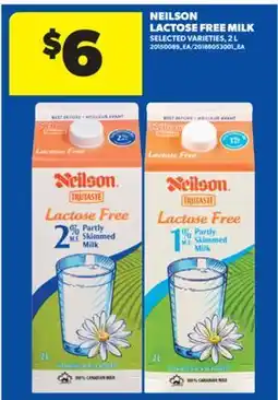 Real Canadian Superstore NEILSON LACTOSE FREE MILK, 2 L offer