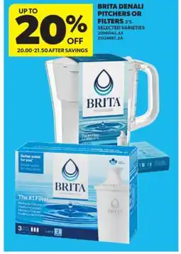 Real Canadian Superstore BRITA DENALI PITCHERS OR FILTERS, 3'S offer