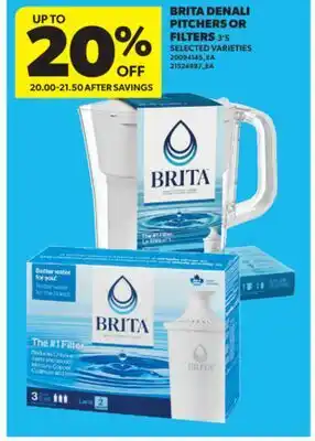 Real Canadian Superstore BRITA DENALI PITCHERS OR FILTERS, 3'S offer