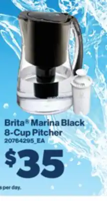Real Canadian Superstore BRITA MARINA BLACK 8-CUP PITCHER offer