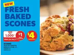 Real Canadian Superstore FRESH BAKED SCONES, 4'S offer