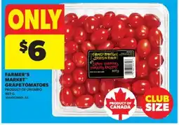Real Canadian Superstore FARMER'S MARKET GRAPE TOMATOES, 907 G offer